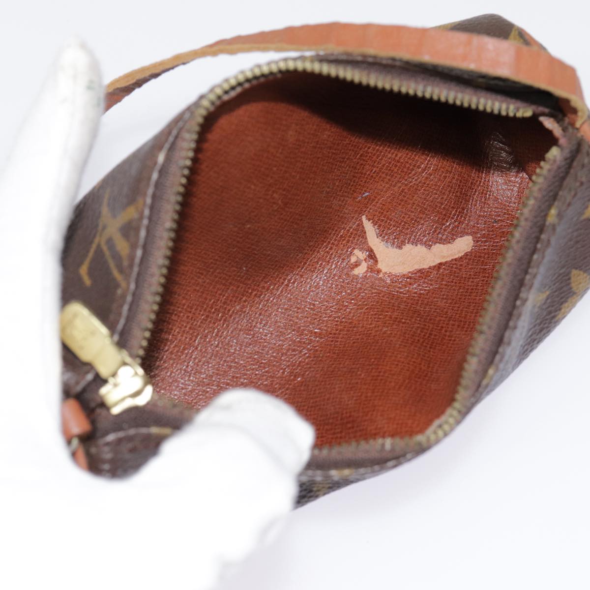 LOUIS VUITTON Monogram Papillon Pouch Vintage LV yk14772