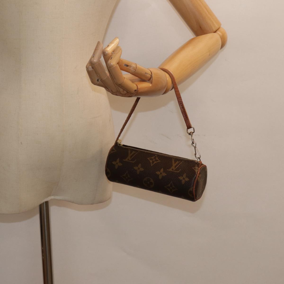 LOUIS VUITTON Monogram Papillon Pouch Vintage LV yk14772
