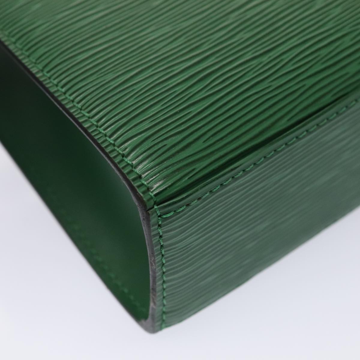 LOUIS VUITTON Epi Malesherbes Hand Bag Green M52374 LV yk14779