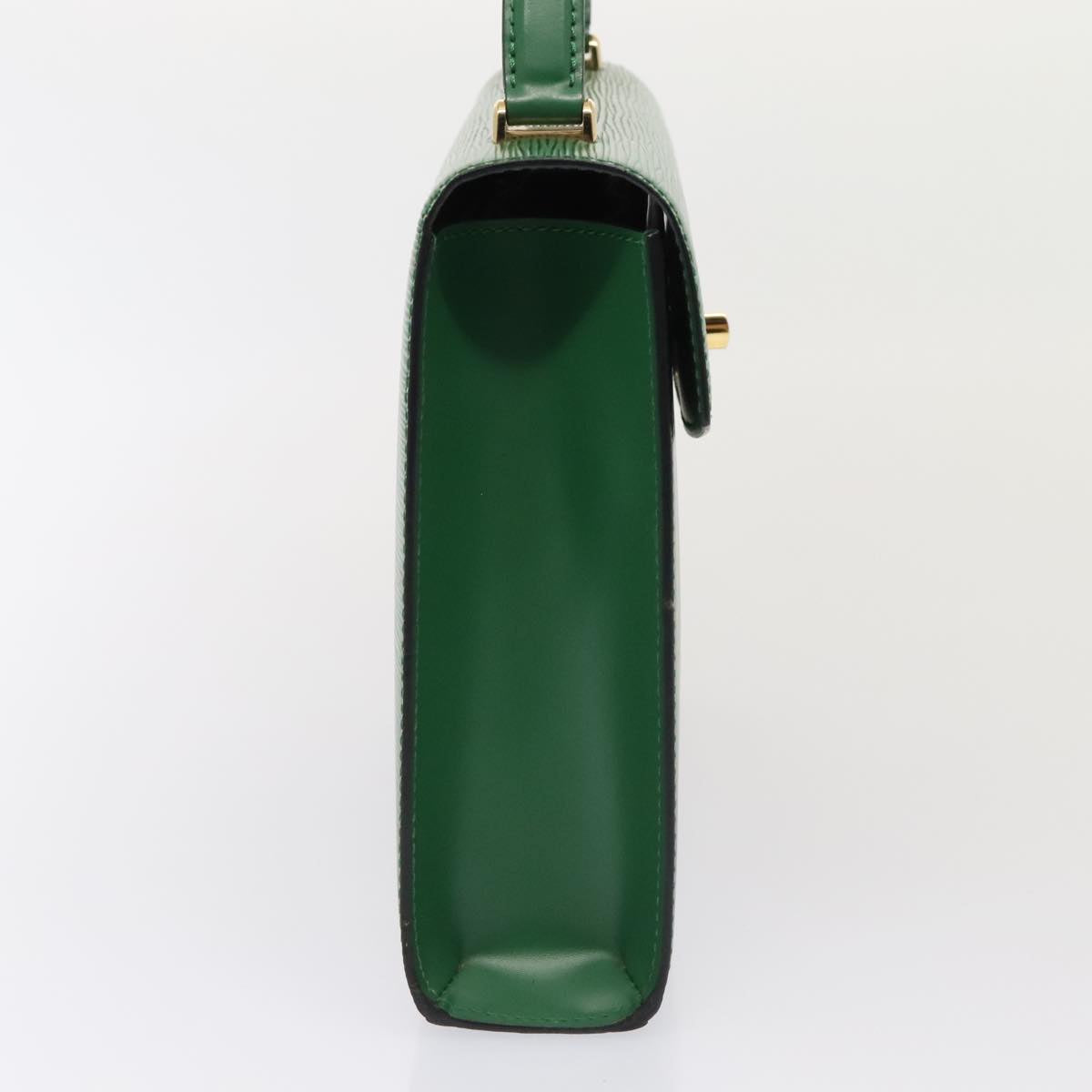 LOUIS VUITTON Epi Malesherbes Hand Bag Green M52374 LV yk14779