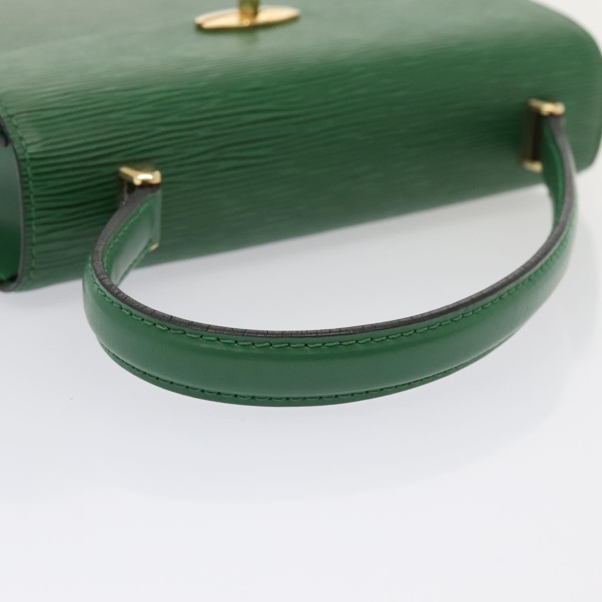 LOUIS VUITTON Epi Malesherbes Hand Bag Green M52374 LV yk14779