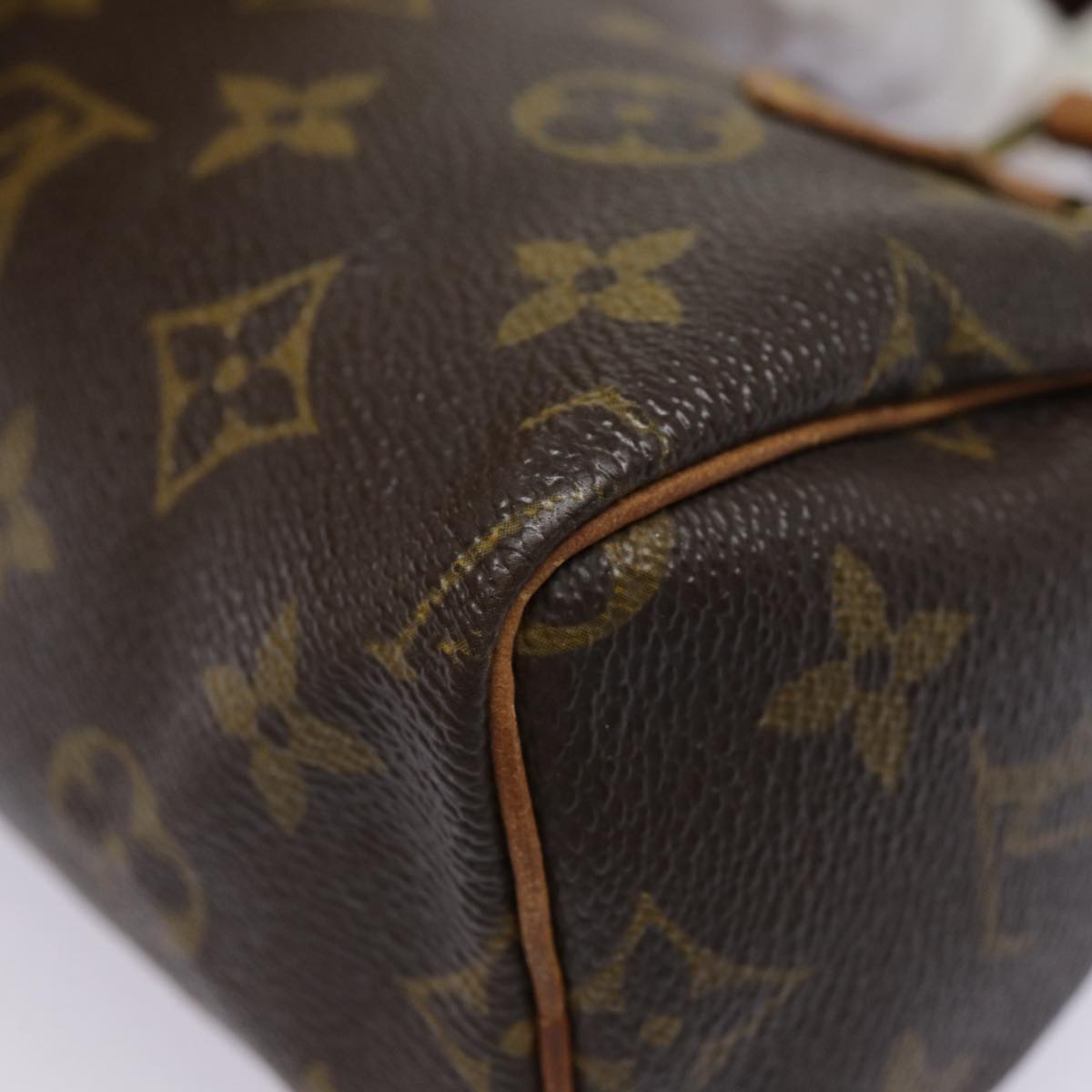 LOUIS VUITTON Monogram Mini Speedy Hand Bag Vintage M41534 LV yk14782