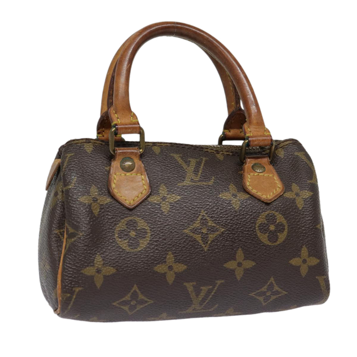 LOUIS VUITTON Monogram Mini Speedy Hand Bag Vintage M41534 LV yk14782