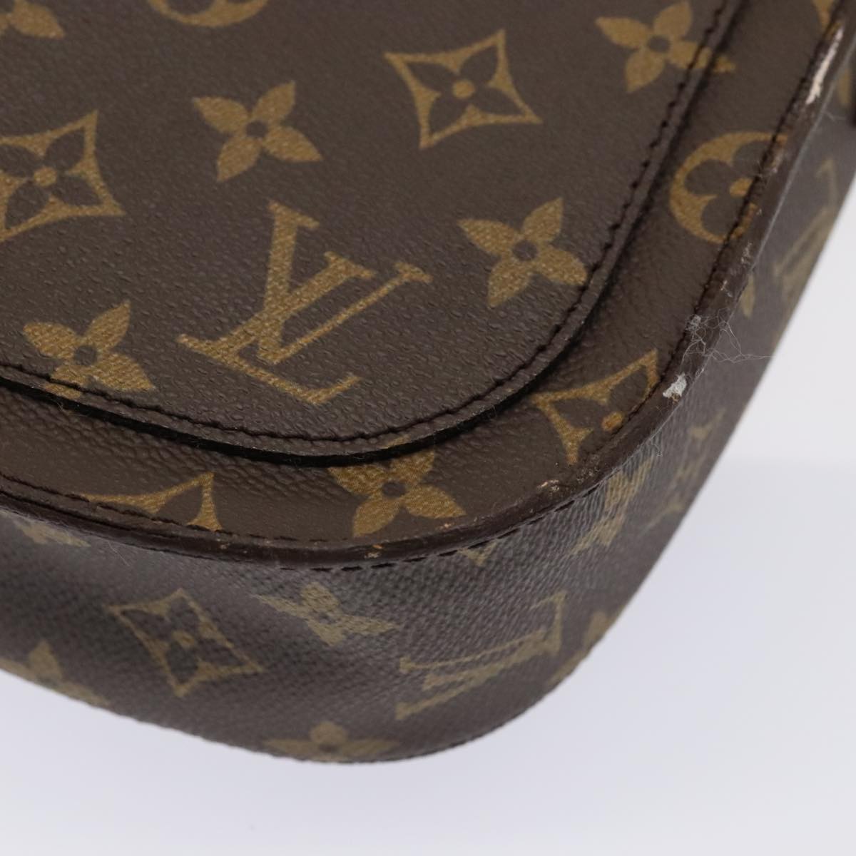 LOUIS VUITTON Monogram Saint Cloud GM Shoulder Bag M51242 LV yk14783