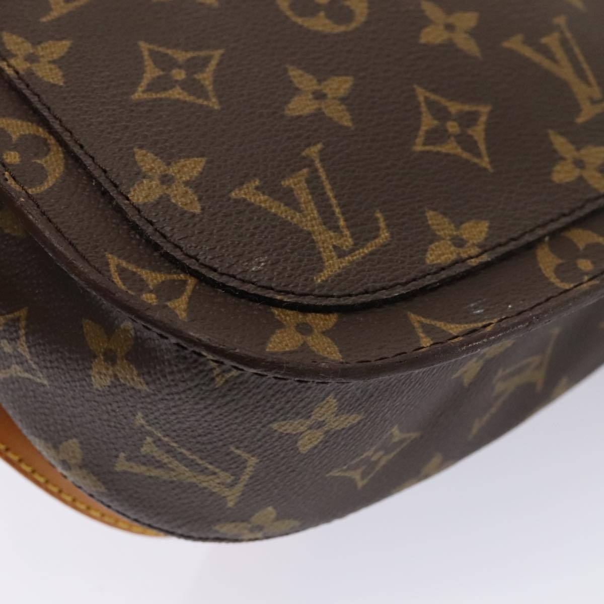 LOUIS VUITTON Monogram Saint Cloud GM Shoulder Bag M51242 LV yk14783