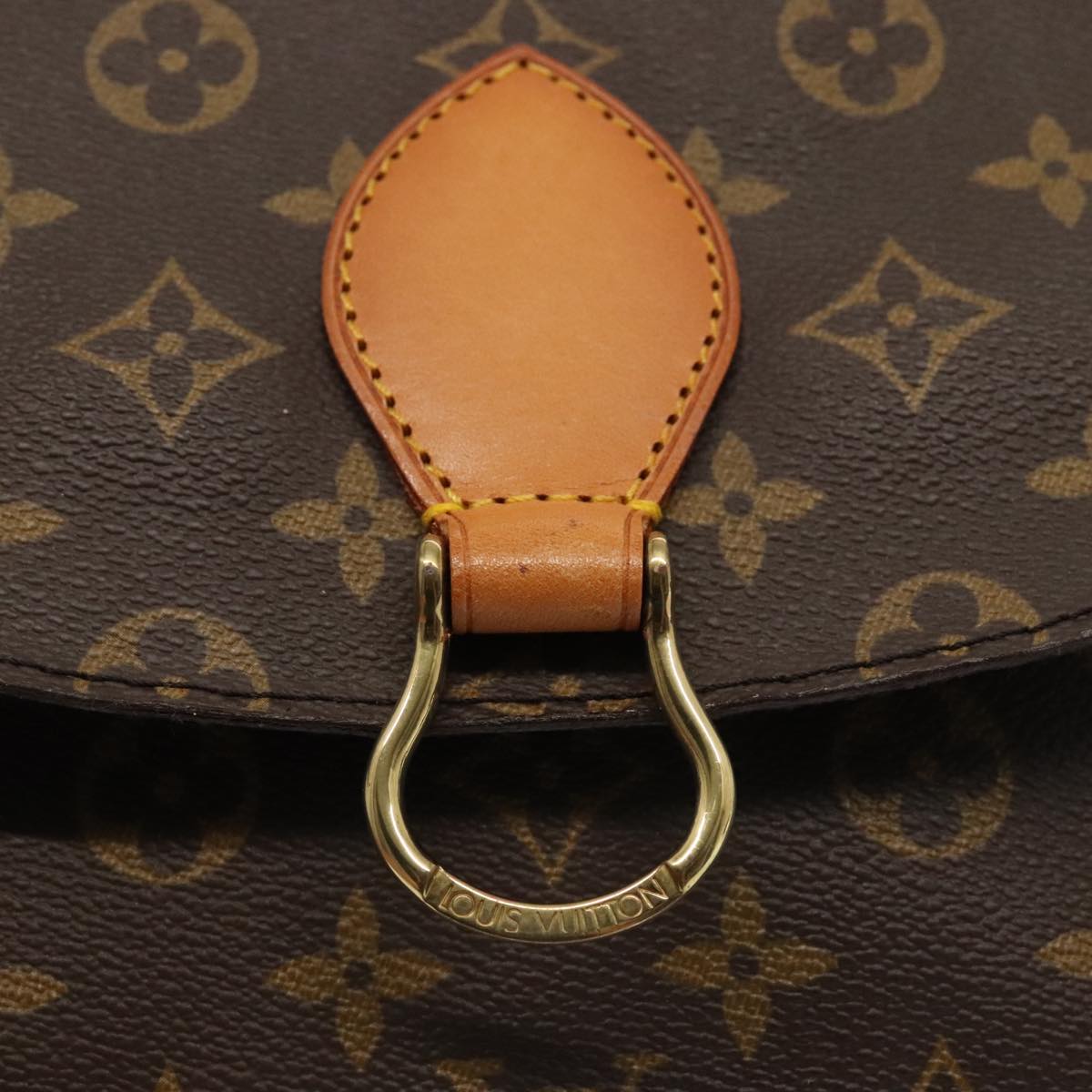 LOUIS VUITTON Monogram Saint Cloud GM Shoulder Bag M51242 LV yk14783