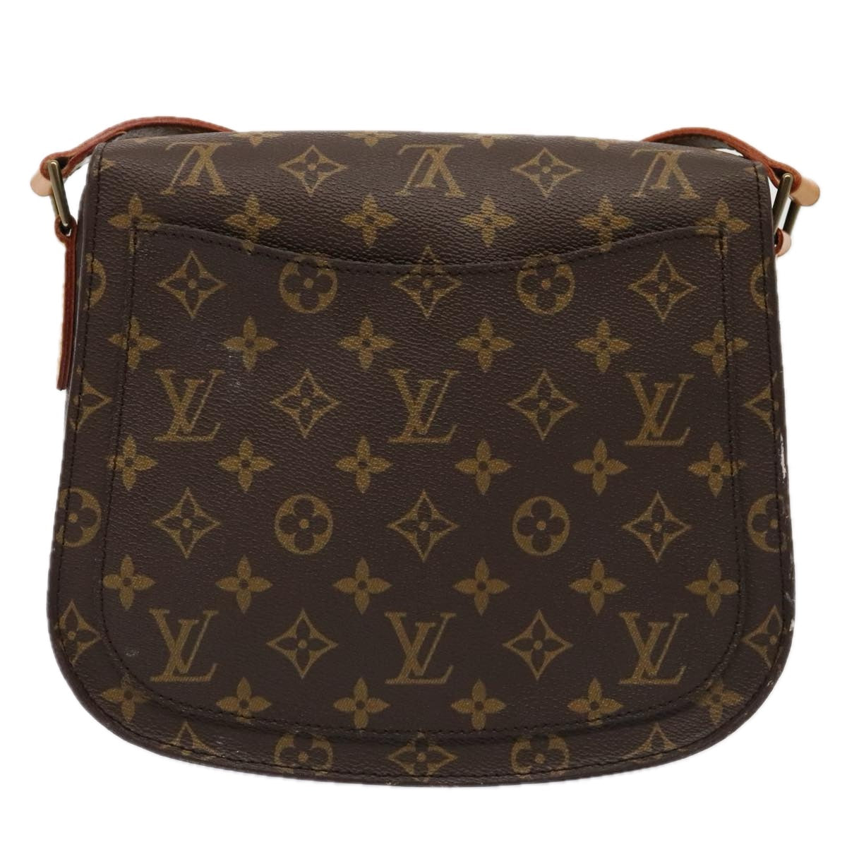 LOUIS VUITTON Monogram Saint Cloud GM Shoulder Bag M51242 LV yk14783