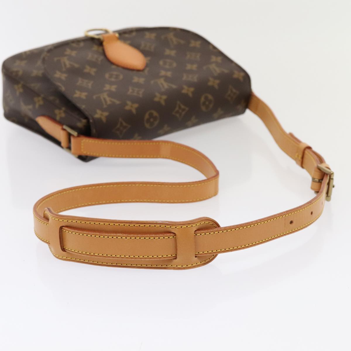 LOUIS VUITTON Monogram Saint Cloud GM Shoulder Bag M51242 LV yk14783