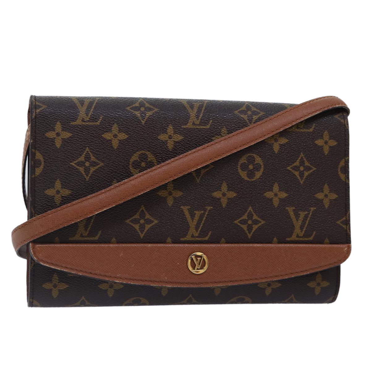 LOUIS VUITTON Monogram Bordeaux 24 Shoulder Bag M51798 LV yk14787
