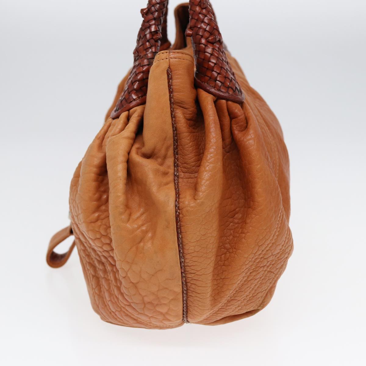 Luxury Fendi Spy Bag Shoulder Bag Leather Brown Goldyk14789