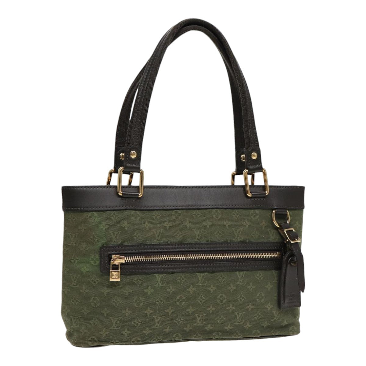 LOUIS VUITTON Monogram Mini Lucille PM Hand Bag TST Khaki M92682 LV yk14803