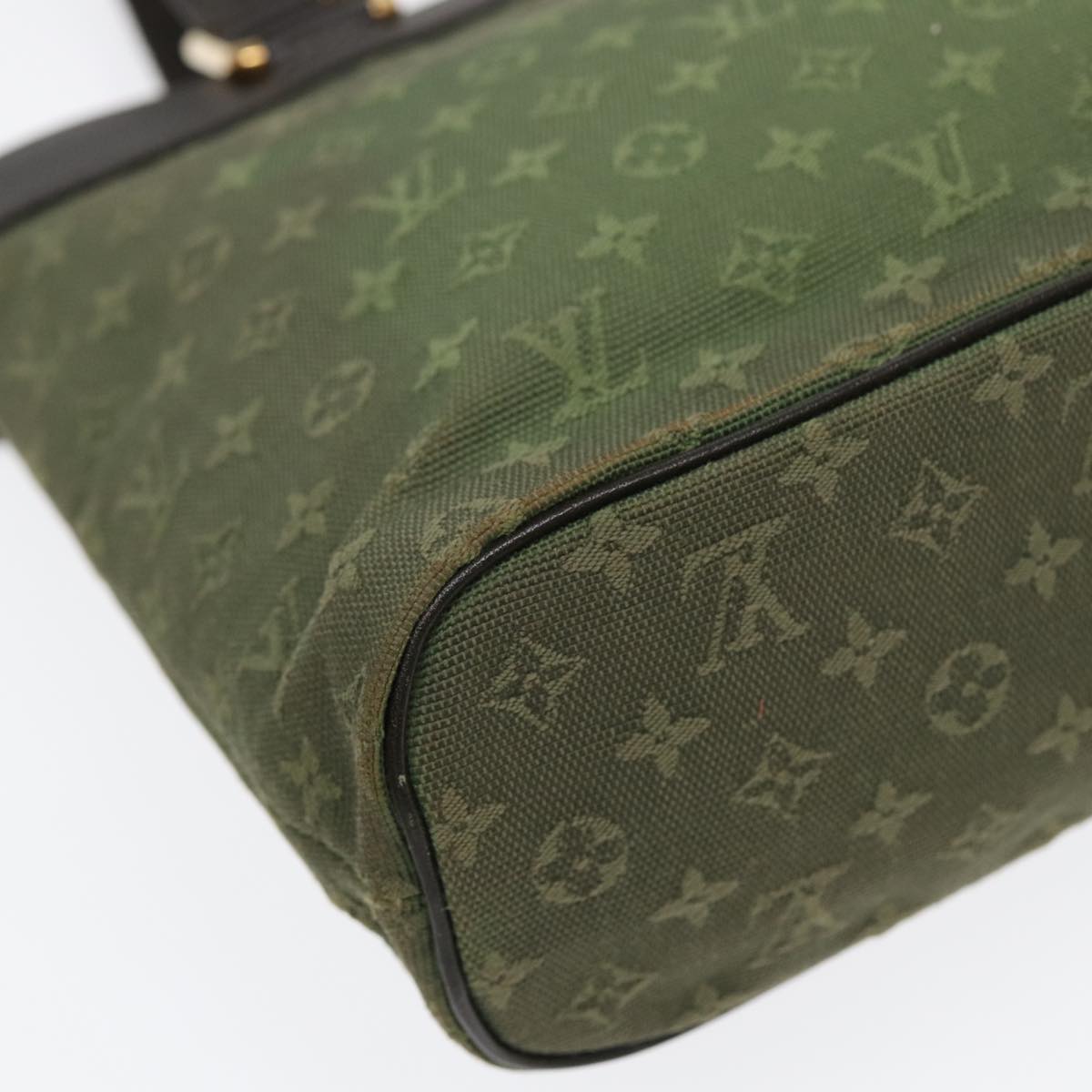 LOUIS VUITTON Monogram Mini Lucille PM Hand Bag TST Khaki M92682 LV yk14803