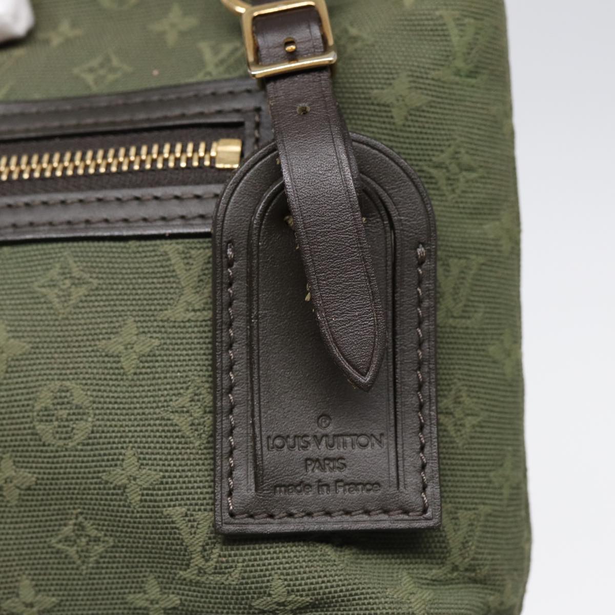 LOUIS VUITTON Monogram Mini Lucille PM Hand Bag TST Khaki M92682 LV yk14803