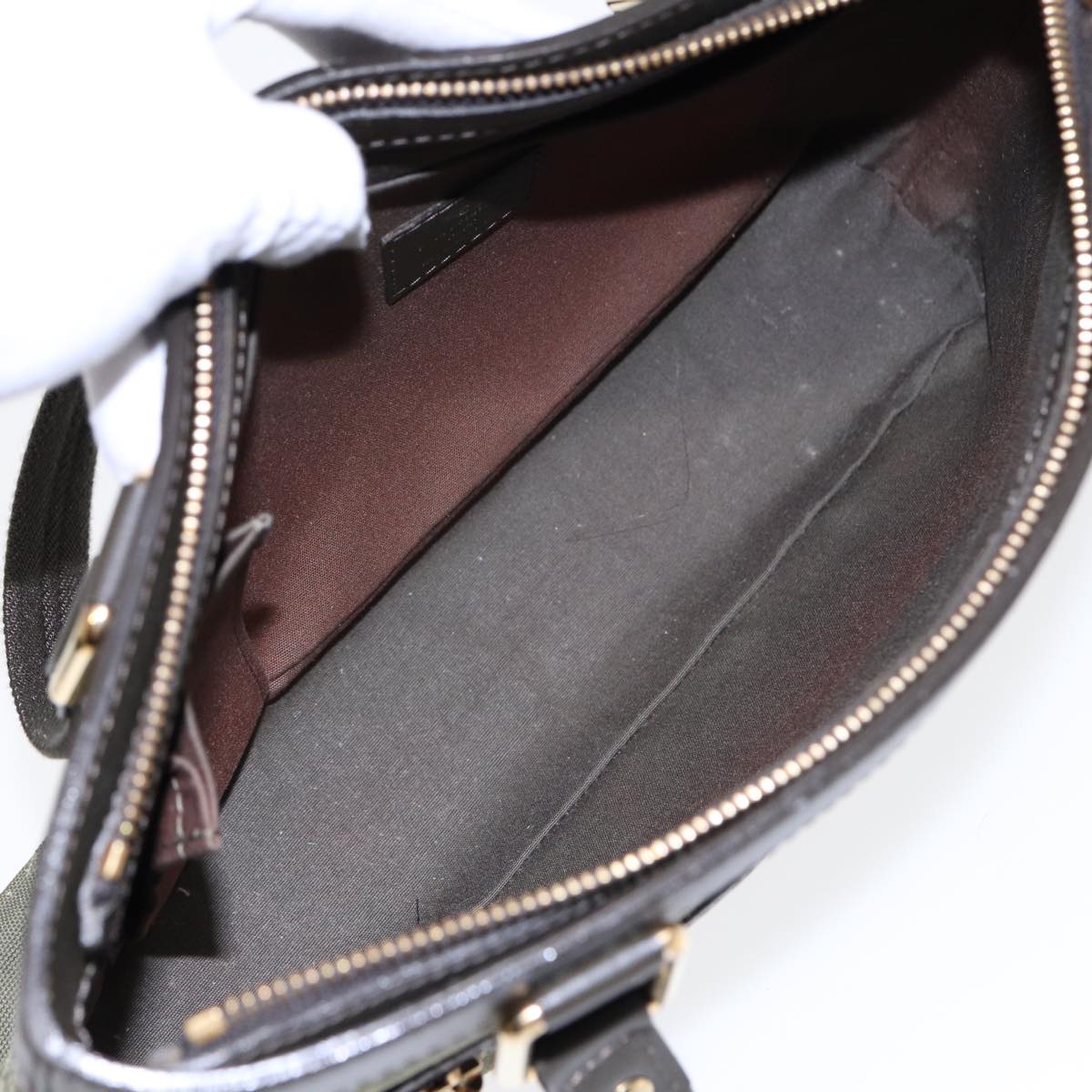 LOUIS VUITTON Monogram Mini Lucille PM Hand Bag TST Khaki M92682 LV yk14803