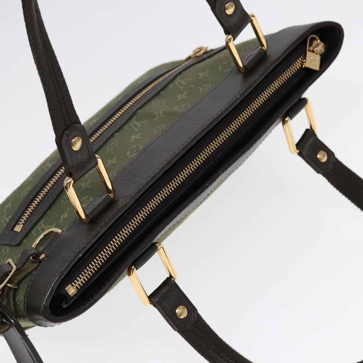 LOUIS VUITTON Monogram Mini Lucille PM Hand Bag TST Khaki M92682 LV yk14803