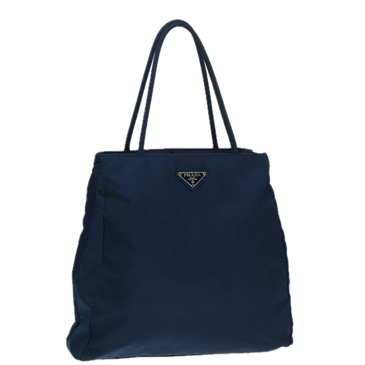 Luxury Prada Hand Bag Nylon Navy Silver  yk14804