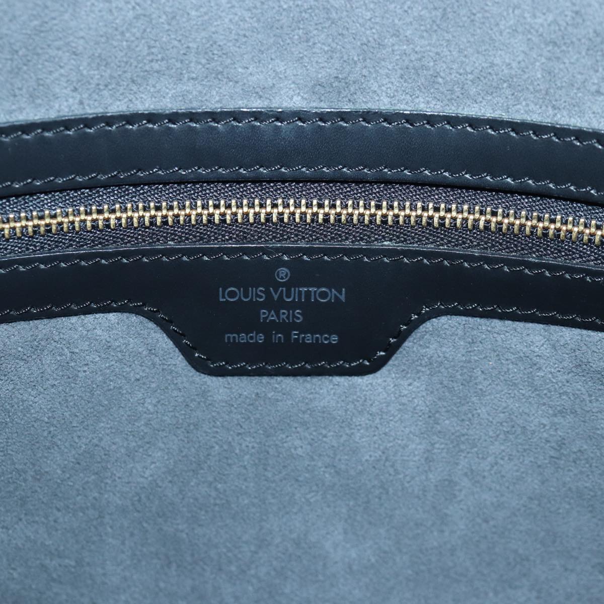 LOUIS VUITTON Epi Lussac Shoulder Bag Black M52282 LV yk14806