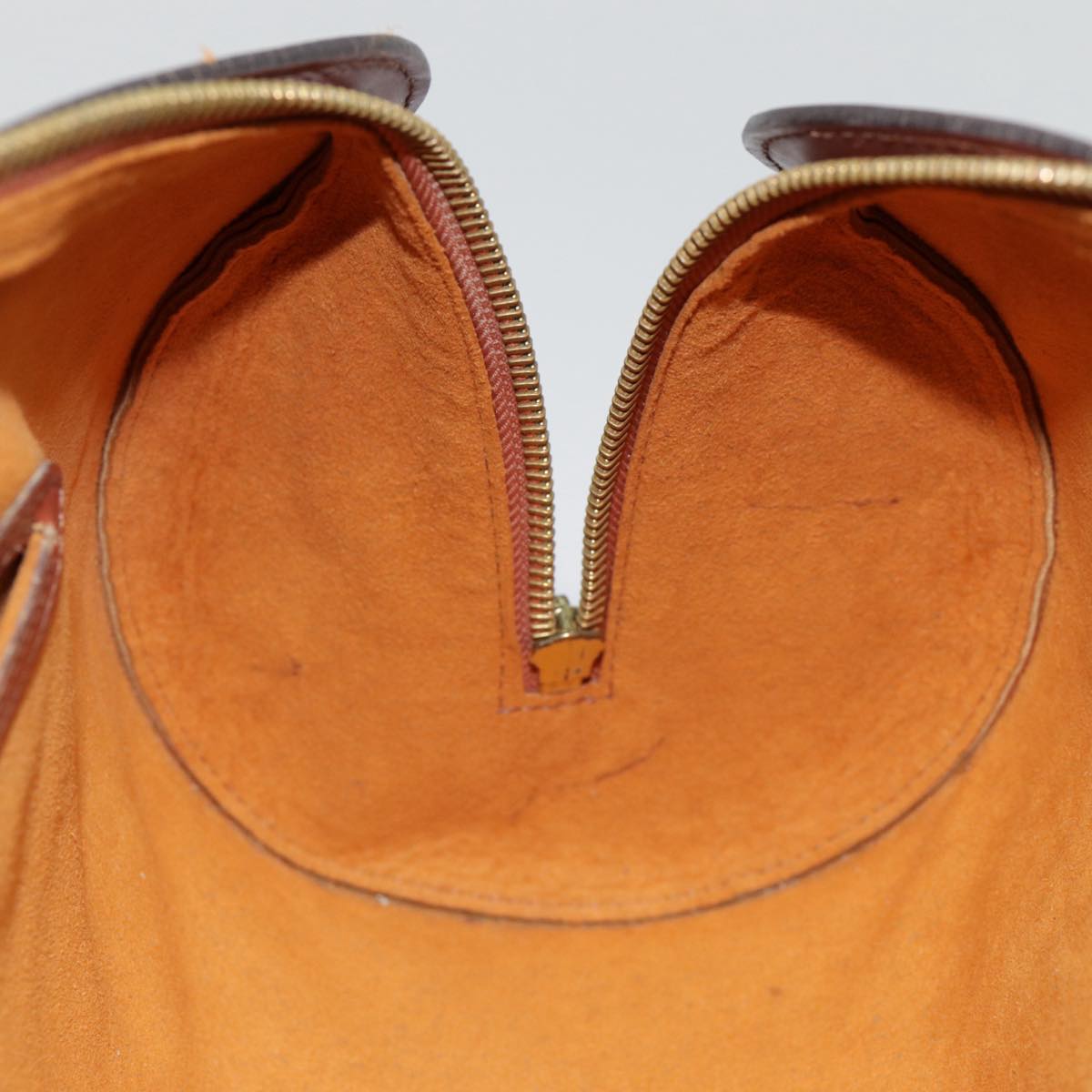 LOUIS VUITTON Epi Soufflot Hand Bag Brown M52223 LV yk14809