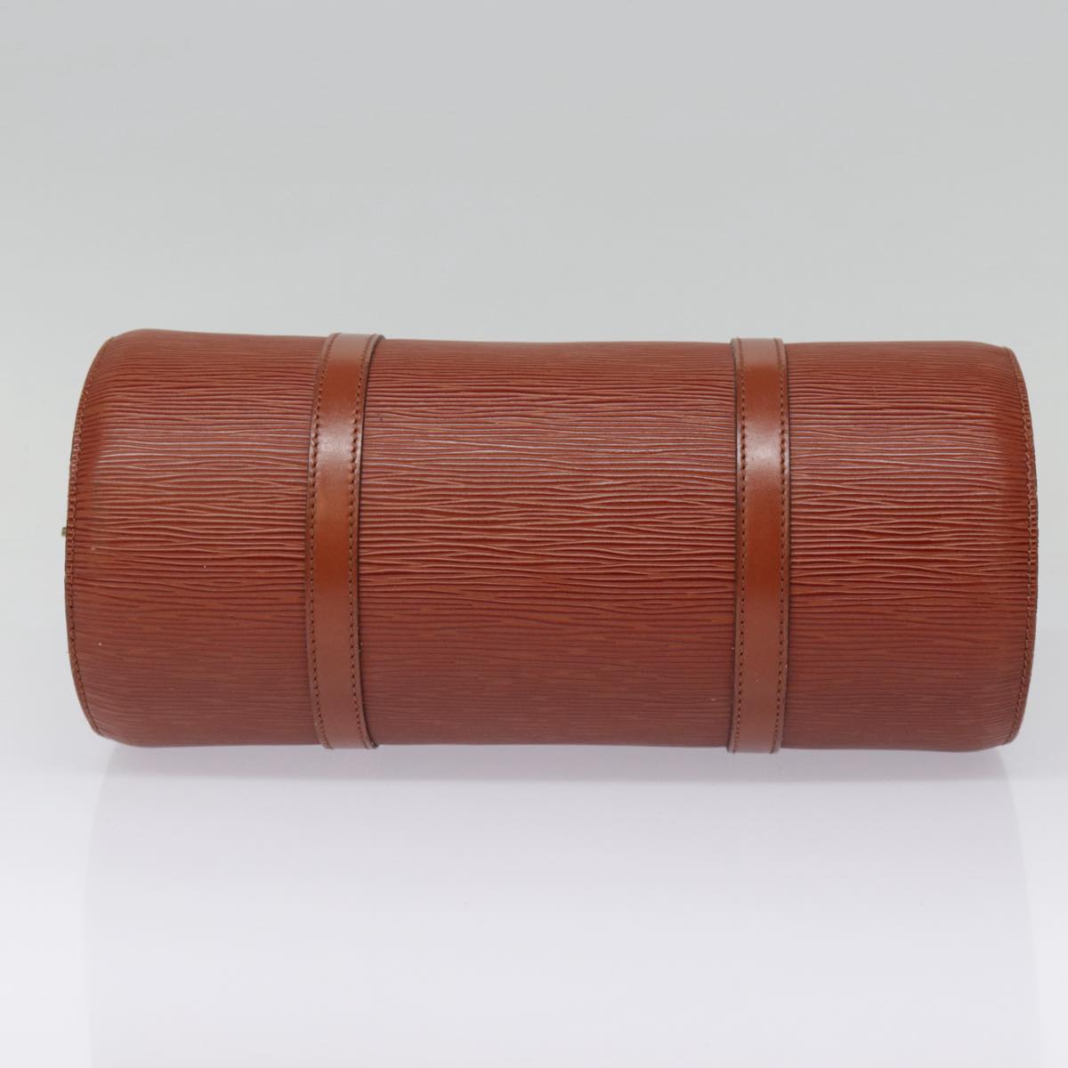 LOUIS VUITTON Epi Soufflot Hand Bag Brown M52223 LV yk14809