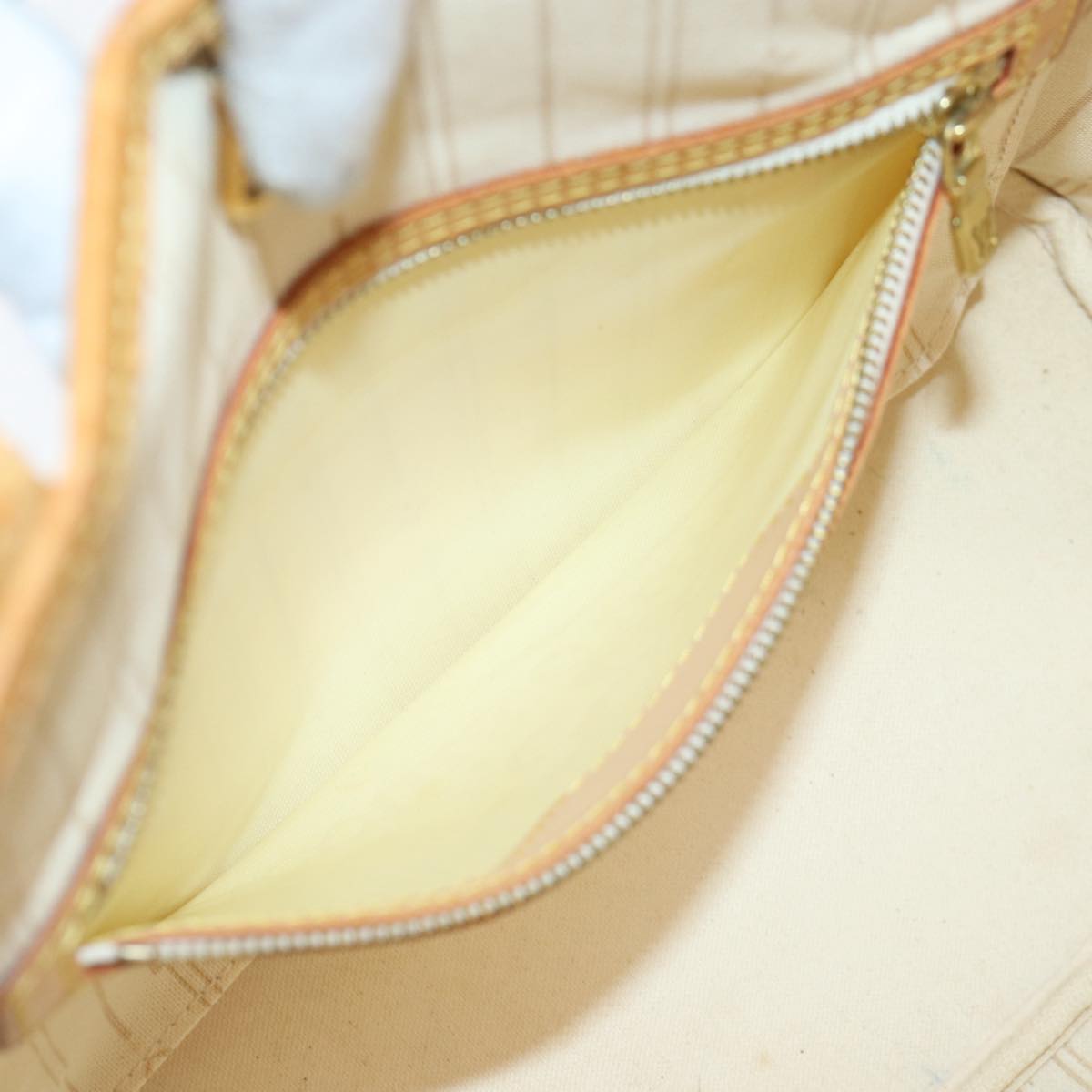 LOUIS VUITTON Damier Azur Neverfull PM Tote Bag N41362 LV yk14819