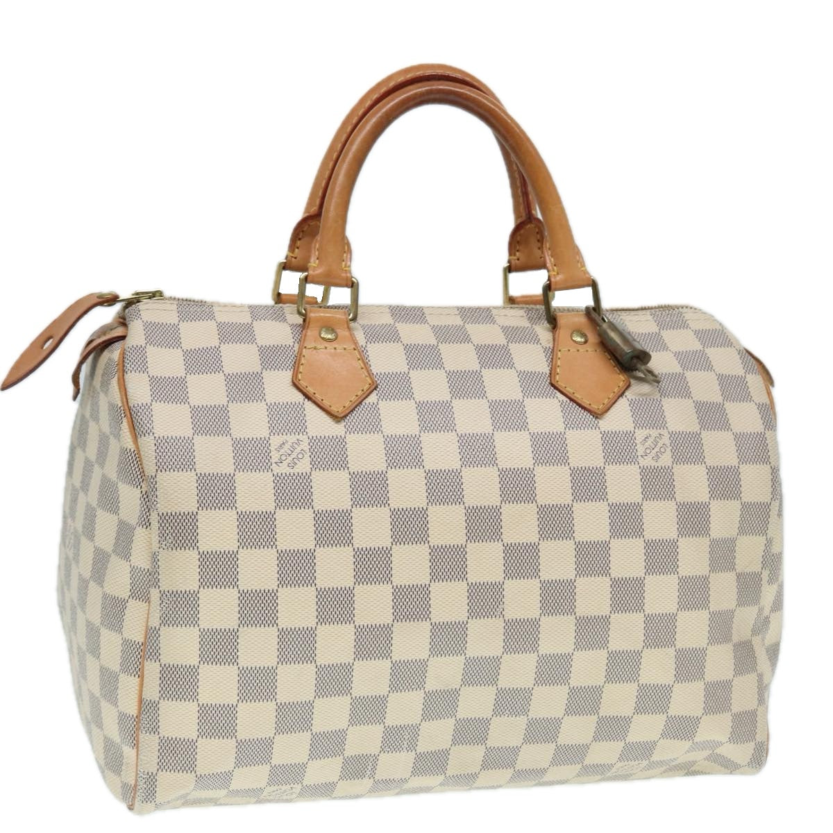 LOUIS VUITTON Damier Azur Speedy 30 Hand Bag N41533 LV yk14823