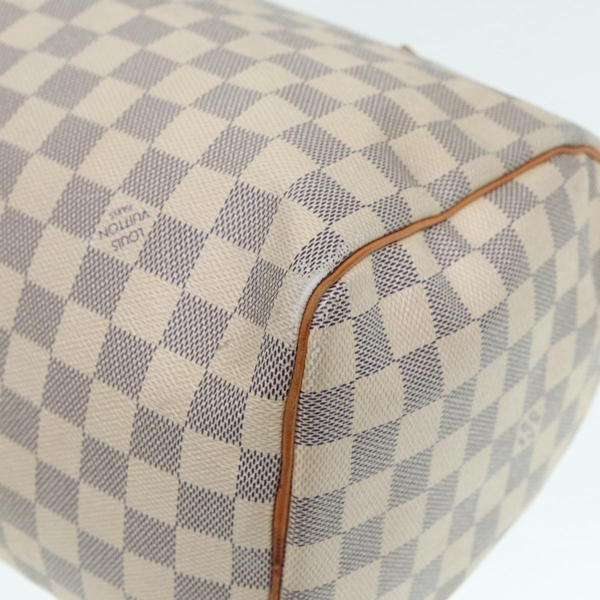 LOUIS VUITTON Damier Azur Speedy 30 Hand Bag N41533 LV yk14823