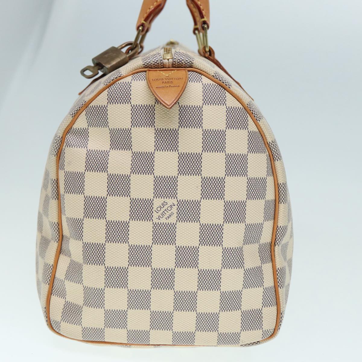 LOUIS VUITTON Damier Azur Speedy 30 Hand Bag N41533 LV yk14823