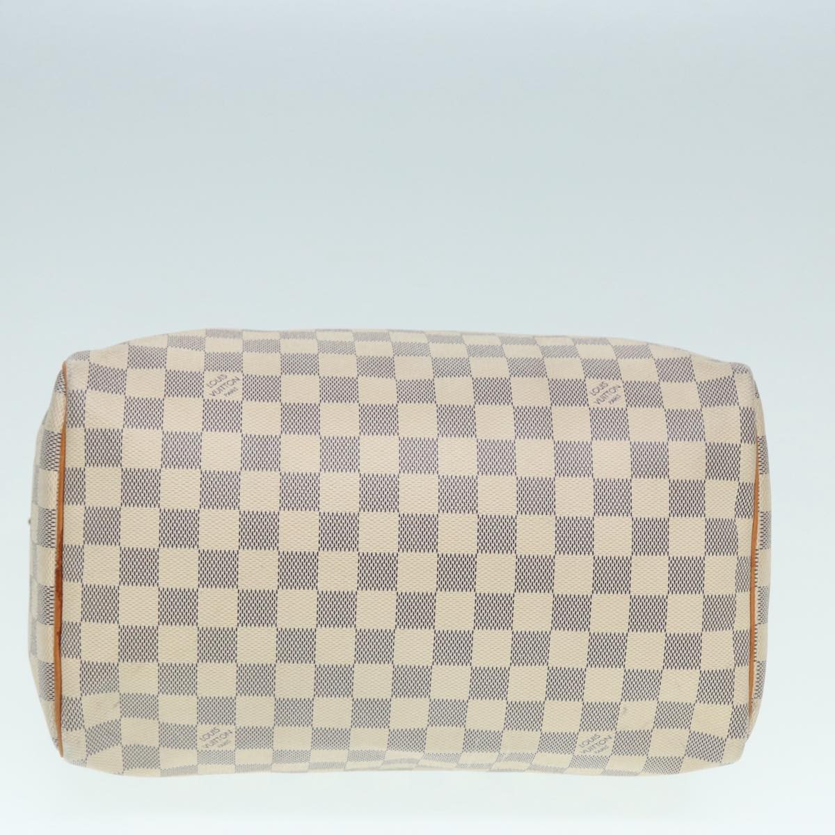 LOUIS VUITTON Damier Azur Speedy 30 Hand Bag N41533 LV yk14823