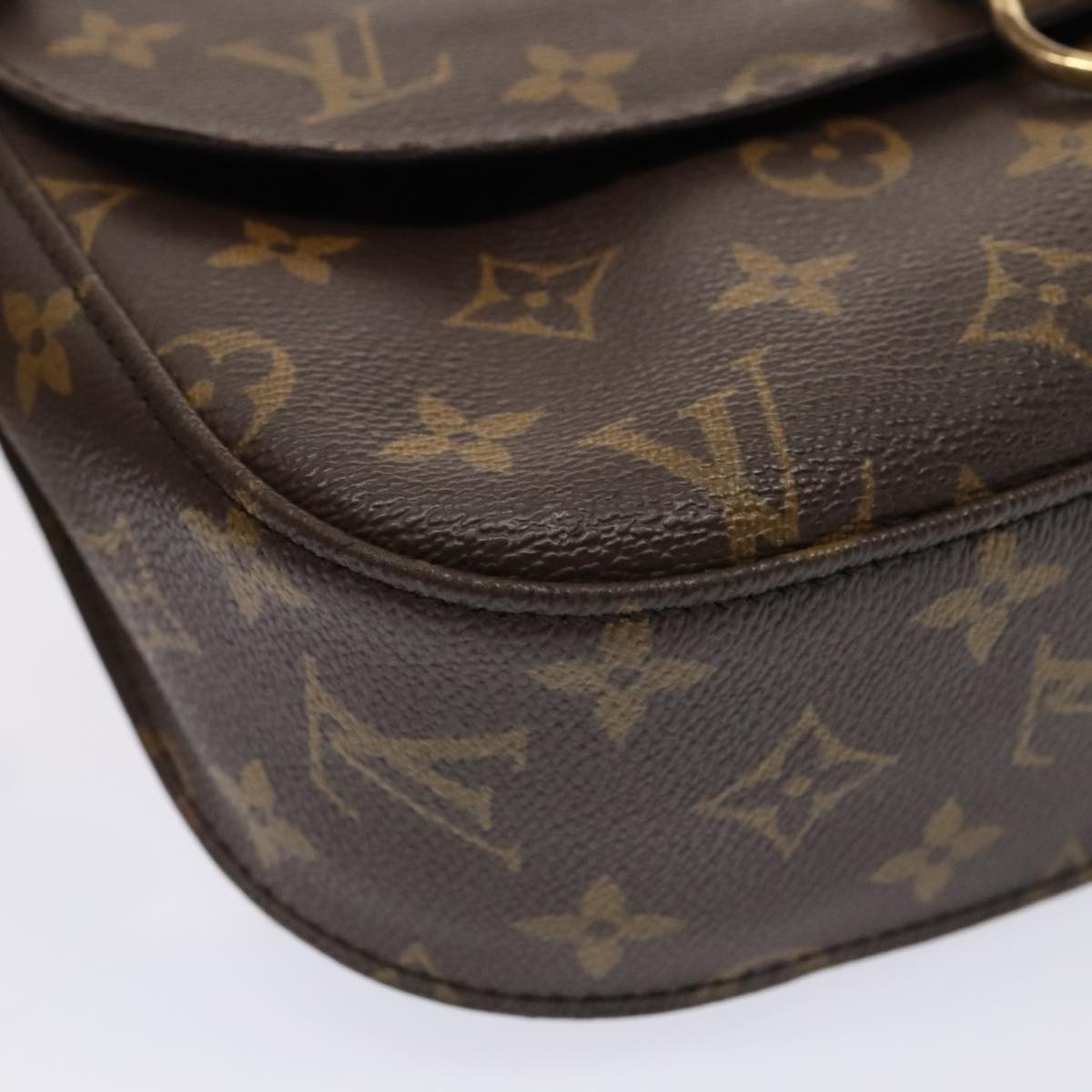 LOUIS VUITTON Monogram Saint Cloud GM Shoulder Bag M51242 LV yk14834