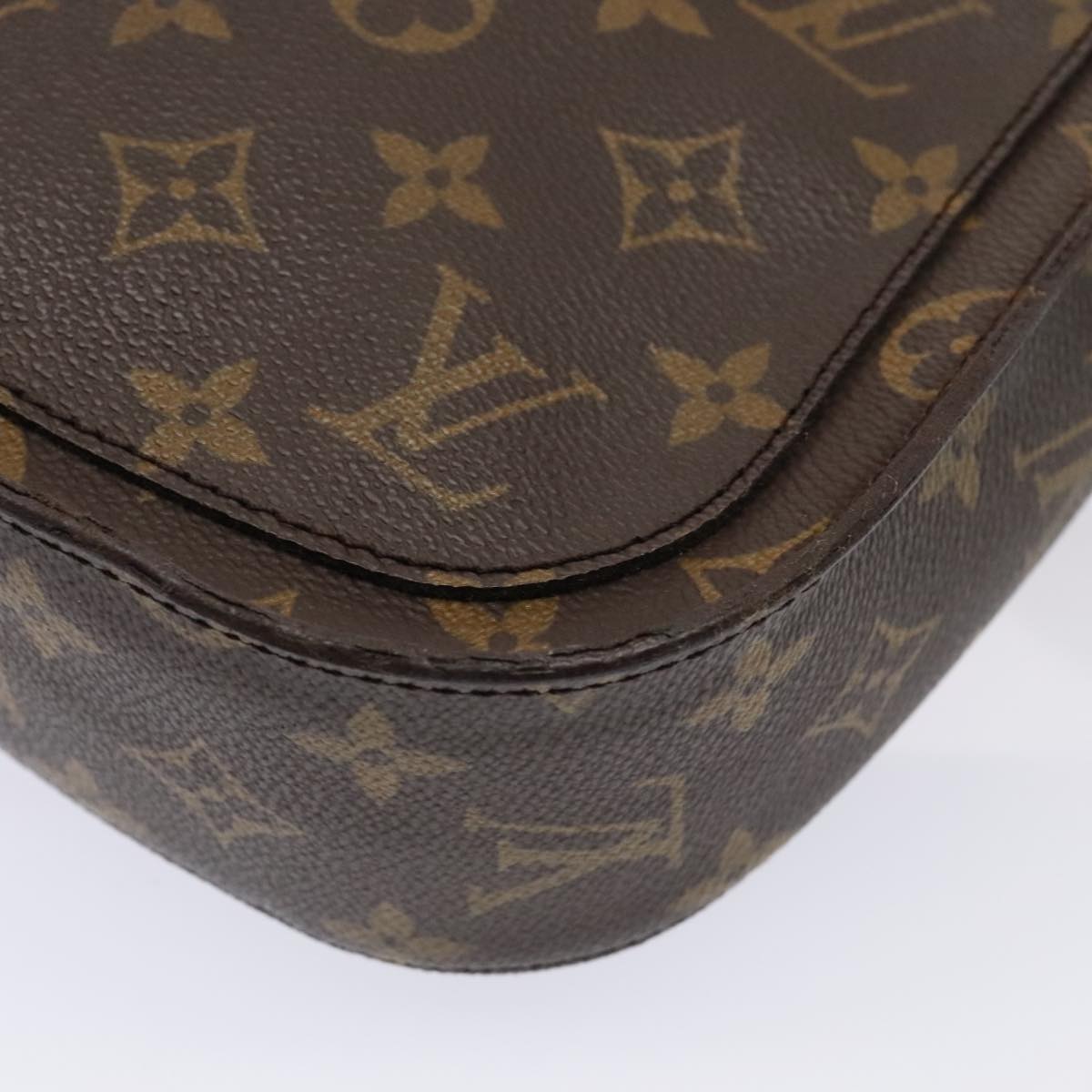 LOUIS VUITTON Monogram Saint Cloud GM Shoulder Bag M51242 LV yk14834