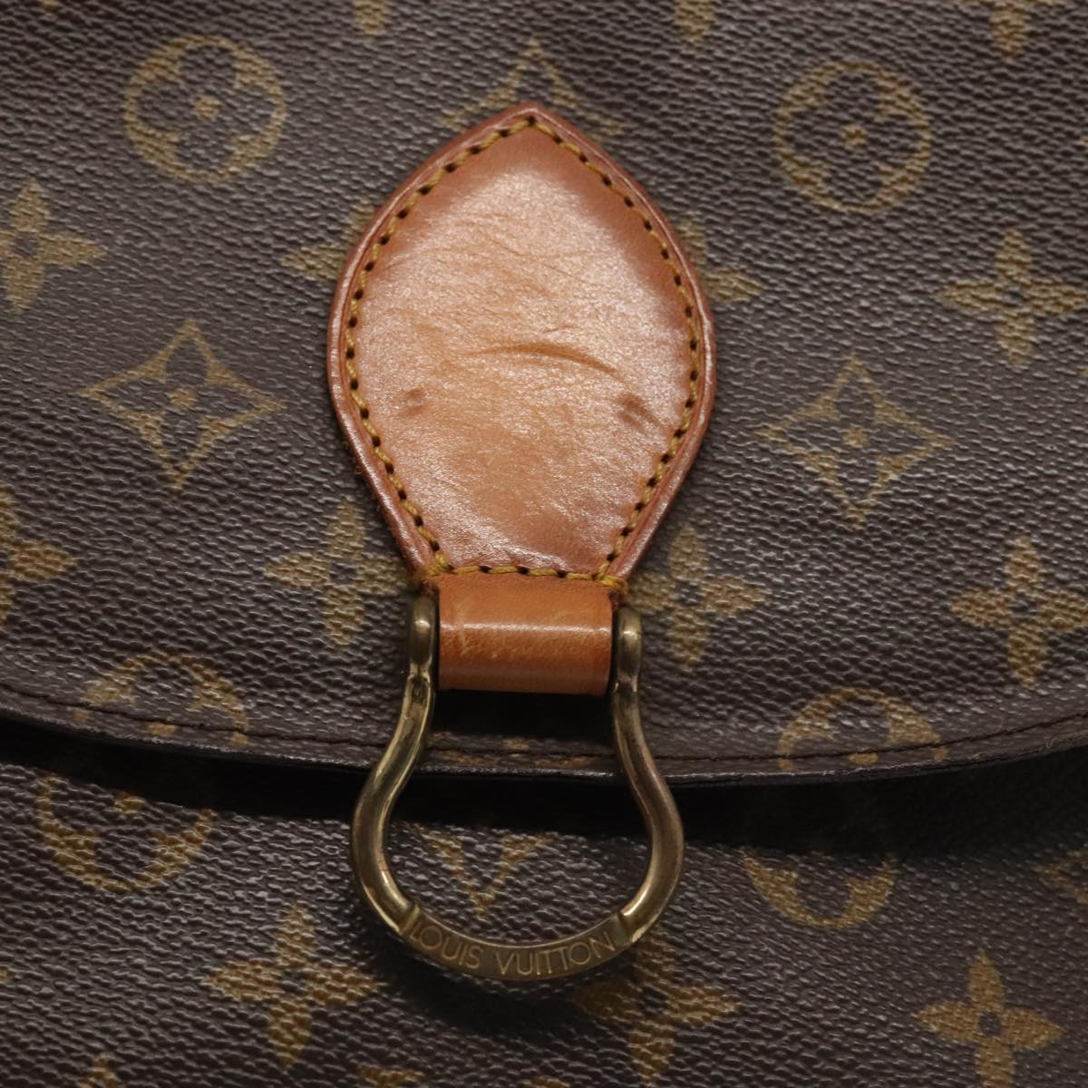 LOUIS VUITTON Monogram Saint Cloud GM Shoulder Bag M51242 LV yk14834