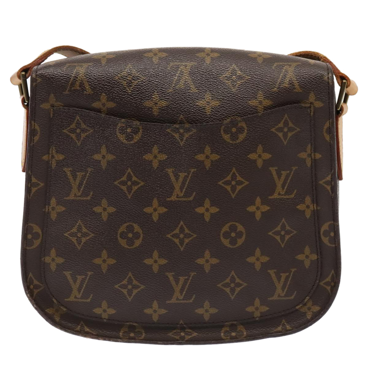 LOUIS VUITTON Monogram Saint Cloud GM Shoulder Bag M51242 LV yk14834