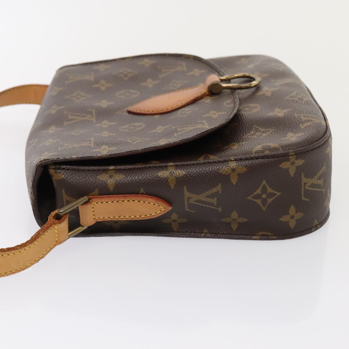 LOUIS VUITTON Monogram Saint Cloud GM Shoulder Bag M51242 LV yk14834