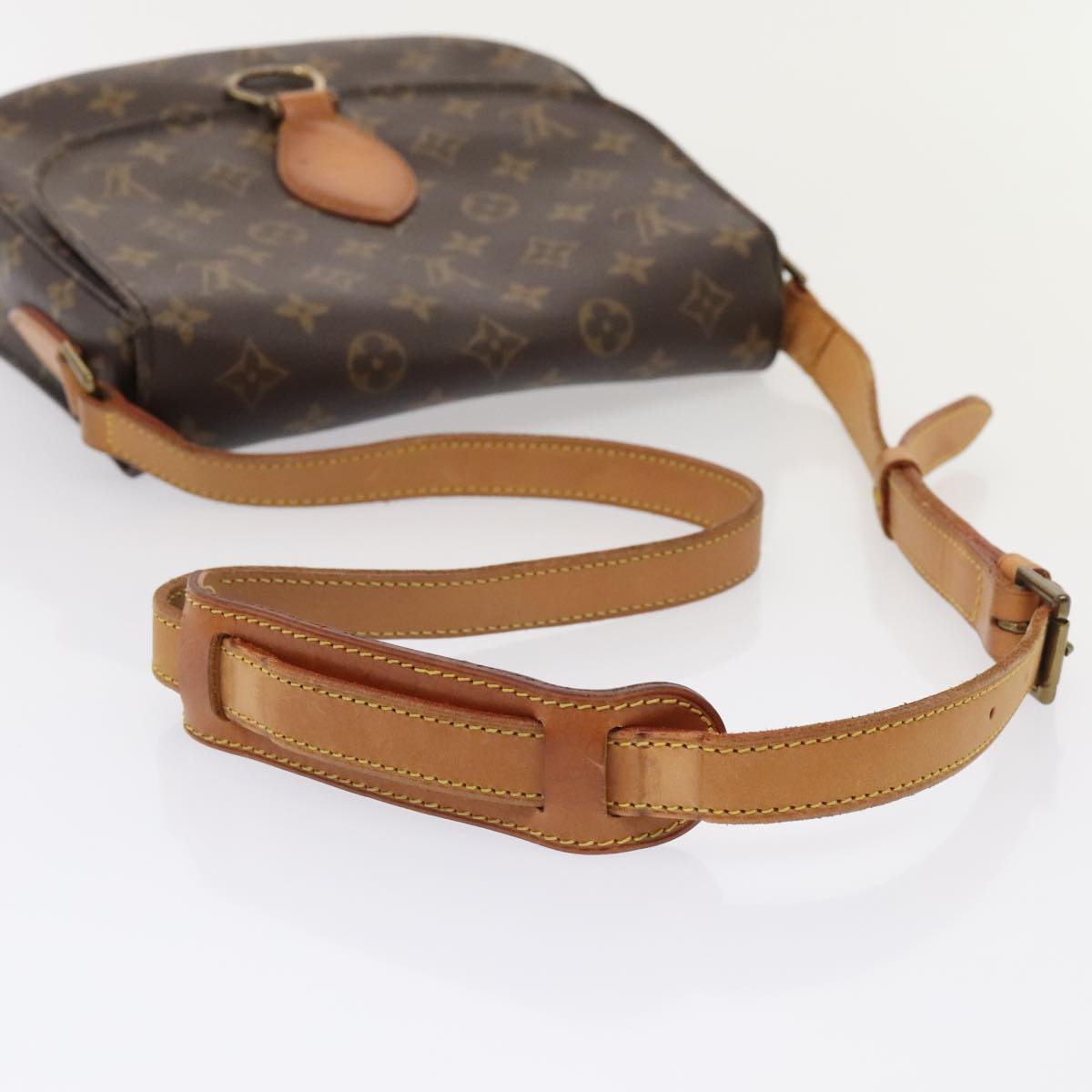 LOUIS VUITTON Monogram Saint Cloud GM Shoulder Bag M51242 LV yk14834