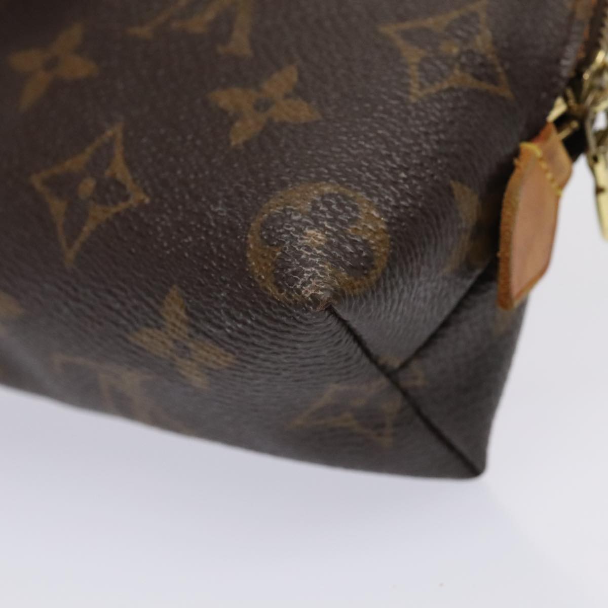 LOUIS VUITTON Monogram Pochette Cosmetic PM Cosmetic Pouch M47515 yk14839