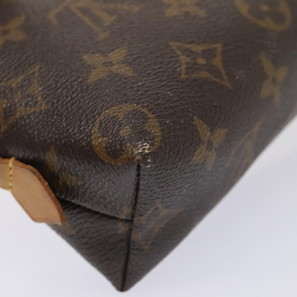 LOUIS VUITTON Monogram Pochette Cosmetic PM Cosmetic Pouch M47515 yk14839