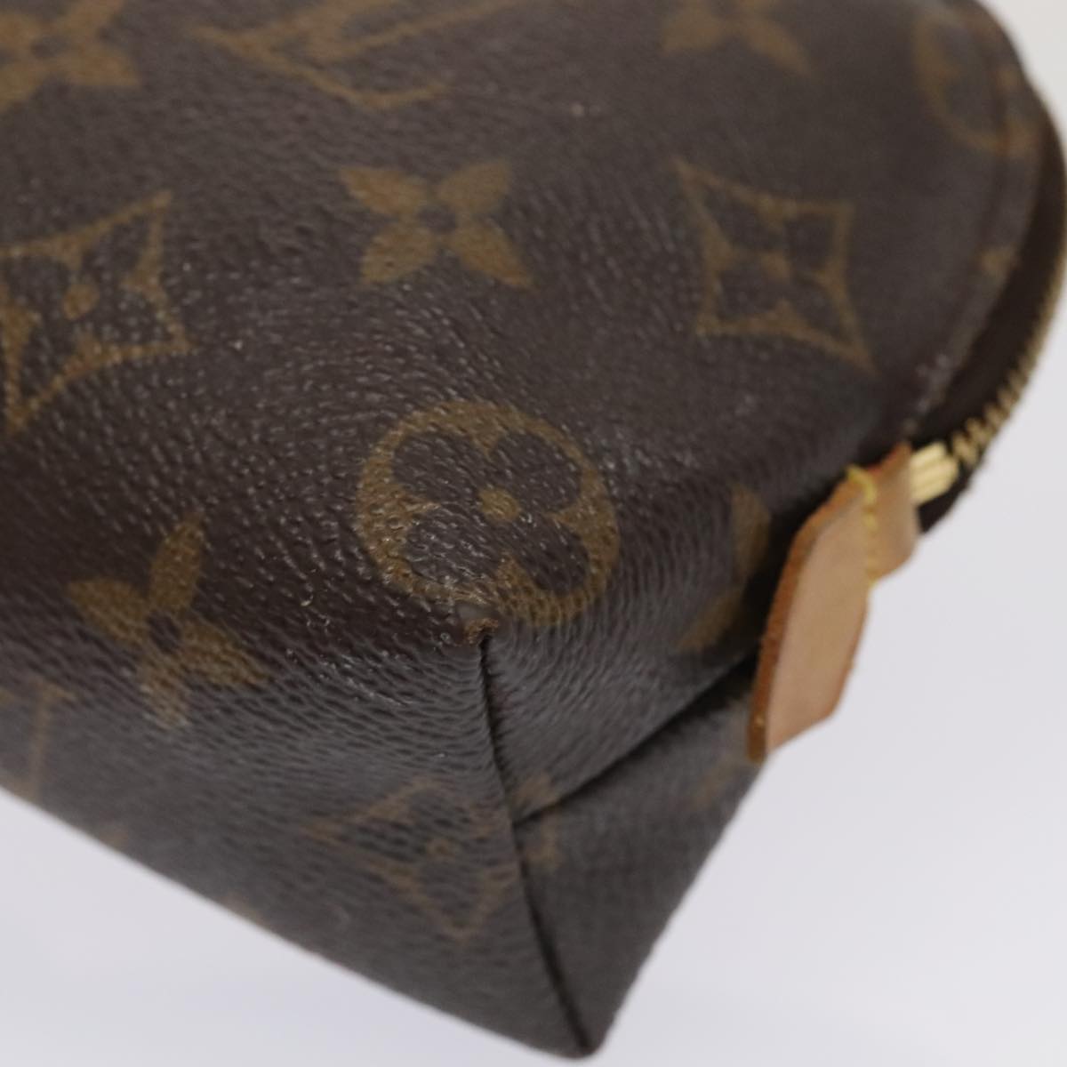 LOUIS VUITTON Monogram Pochette Cosmetic PM Cosmetic Pouch M47515 yk14839