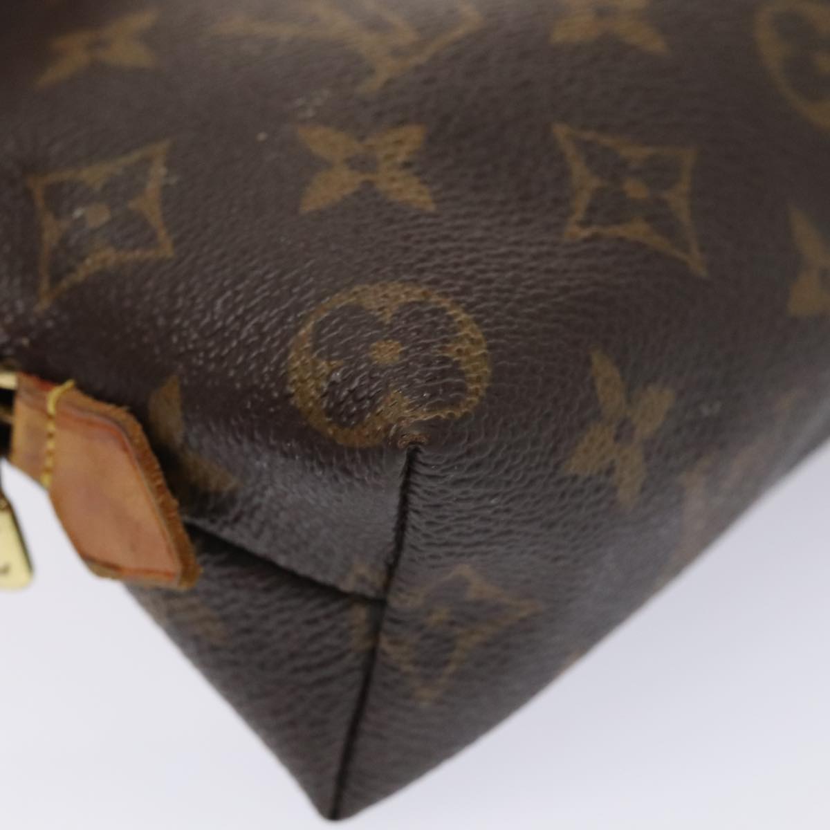 LOUIS VUITTON Monogram Pochette Cosmetic PM Cosmetic Pouch M47515 yk14839