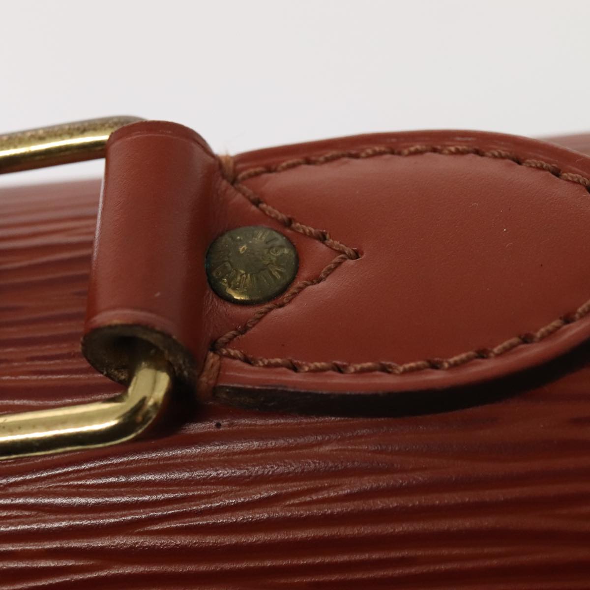 LOUIS VUITTON Epi Serviette Ambassador Business Bag Brown M54413 LV yk14843