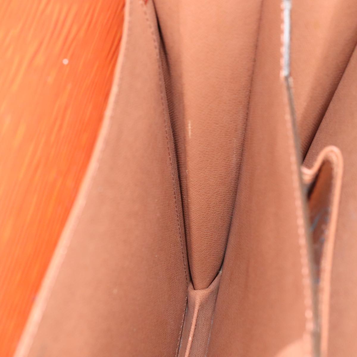 LOUIS VUITTON Epi Serviette Ambassador Business Bag Brown M54413 LV yk14843