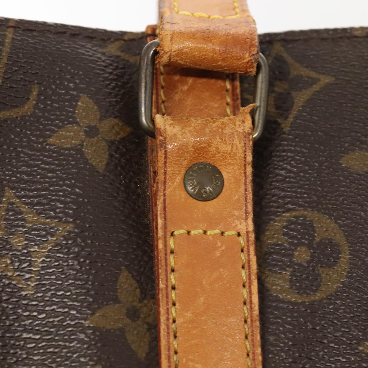 LOUIS VUITTON Monogram Sac Shopping Tote Bag M51108 LV yk14857