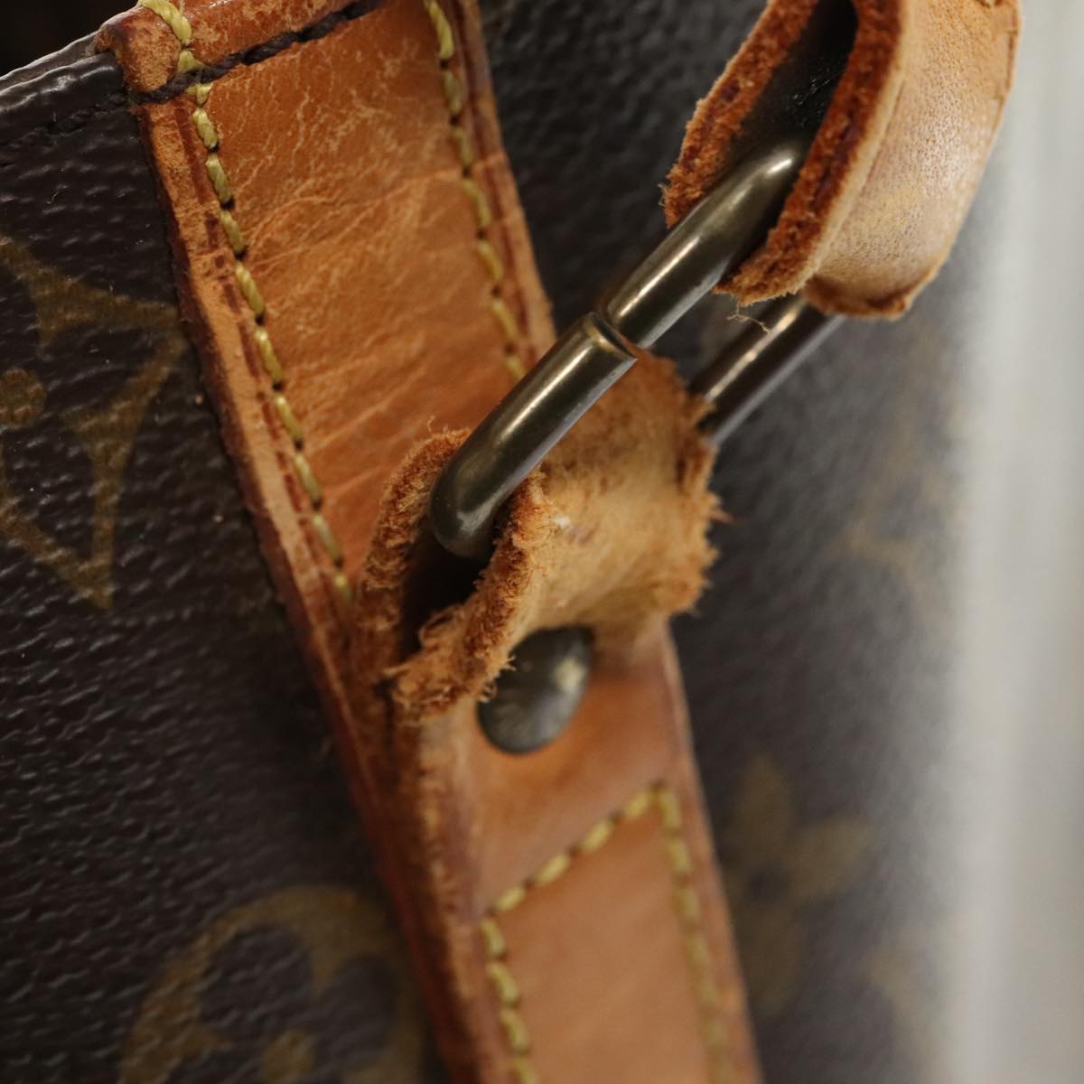 LOUIS VUITTON Monogram Sac Shopping Tote Bag M51108 LV yk14857