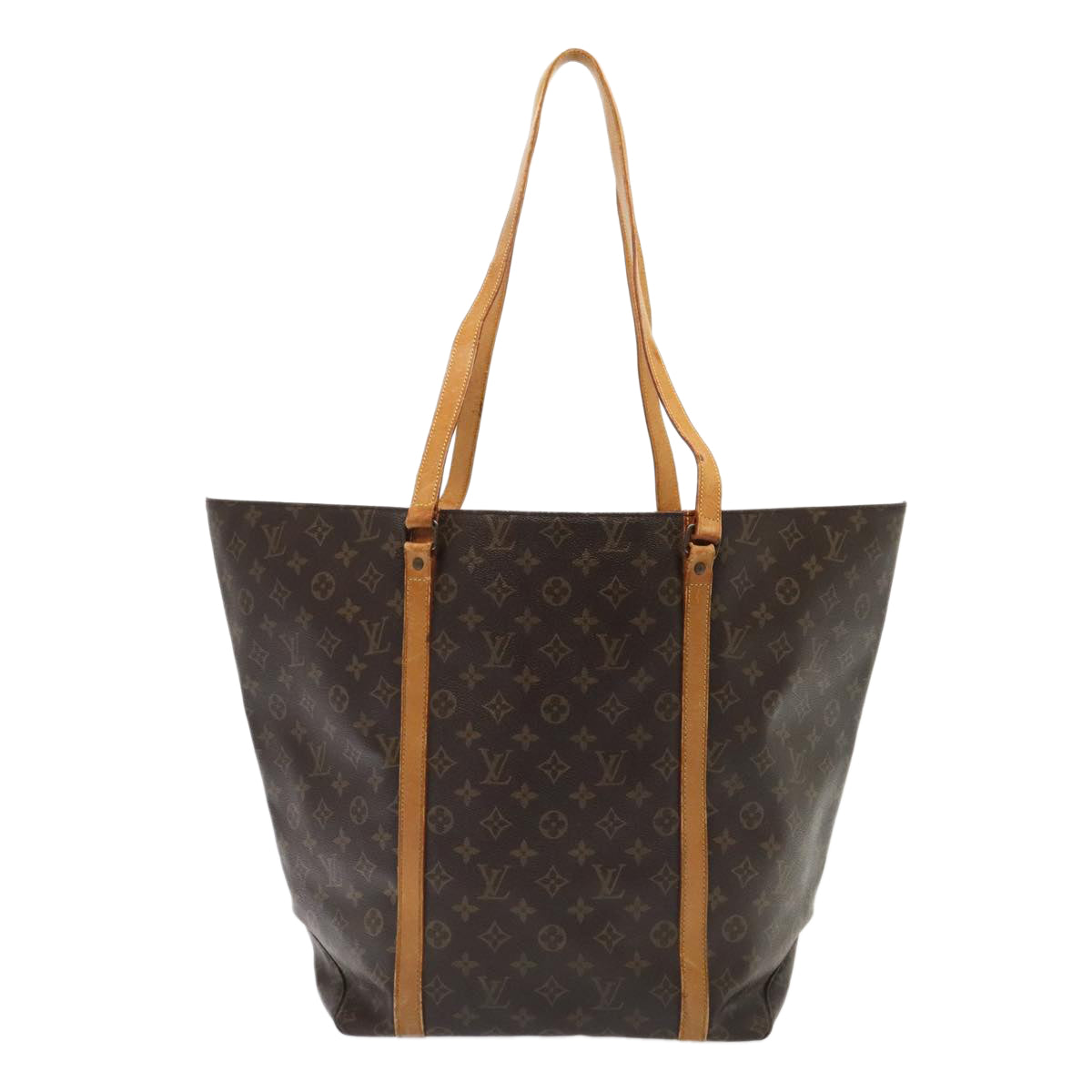 LOUIS VUITTON Monogram Sac Shopping Tote Bag M51108 LV yk14857