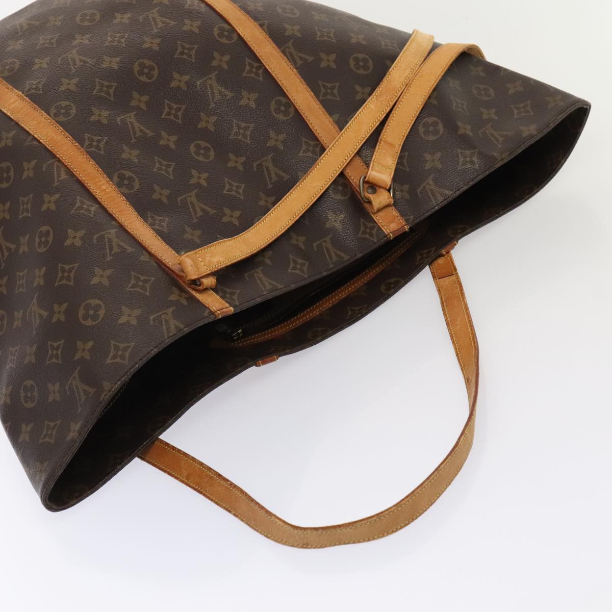 LOUIS VUITTON Monogram Sac Shopping Tote Bag M51108 LV yk14857