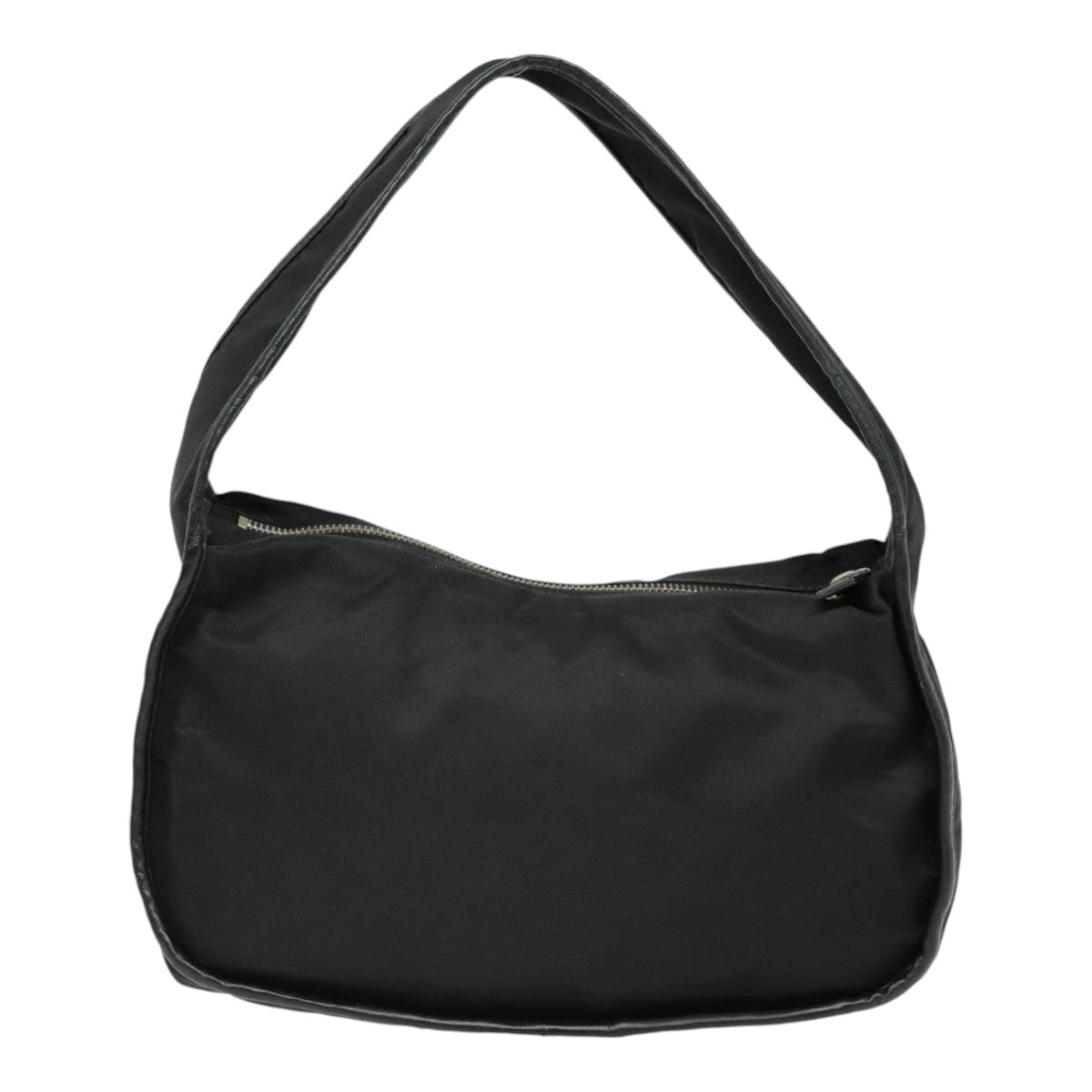 Luxury Prada Hand Bag Nylon Black Silver  yk14872