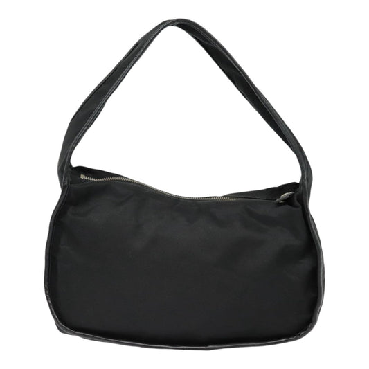 Luxury Prada Hand Bag Nylon Black Silver  yk14872