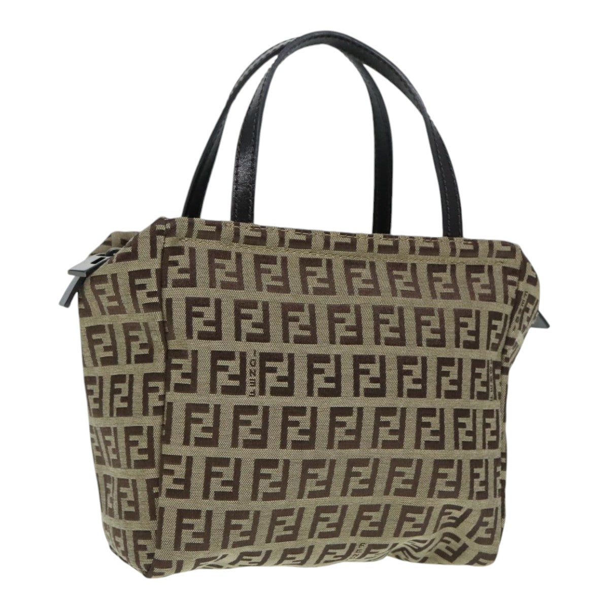 Luxury Fendi Zucchino Canvas Hand Bag Beigeyk14935