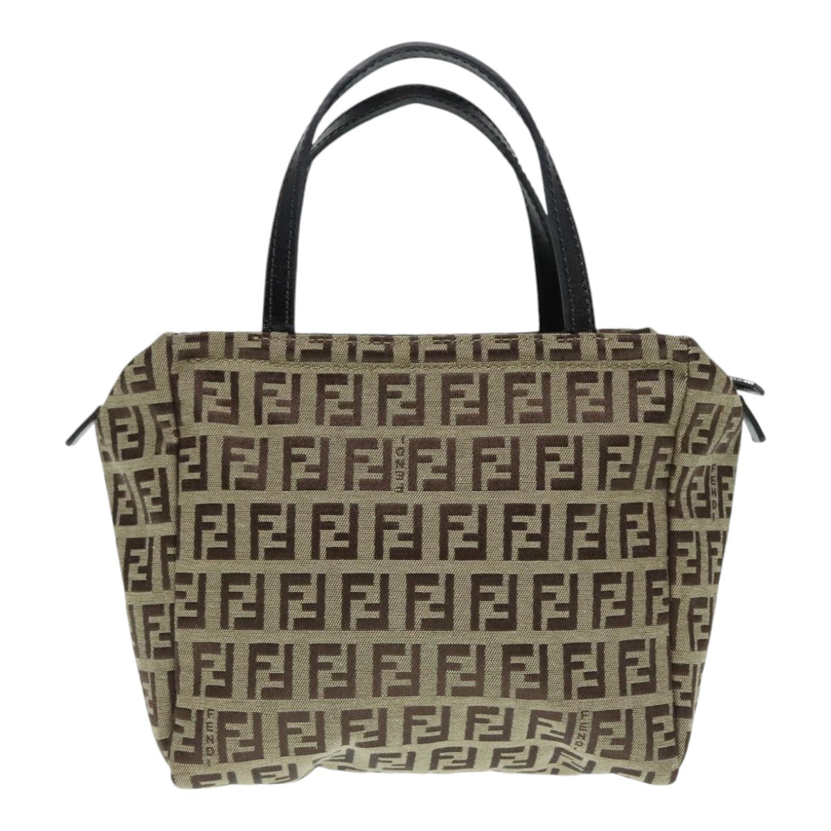 Luxury Fendi Zucchino Canvas Hand Bag Beigeyk14935