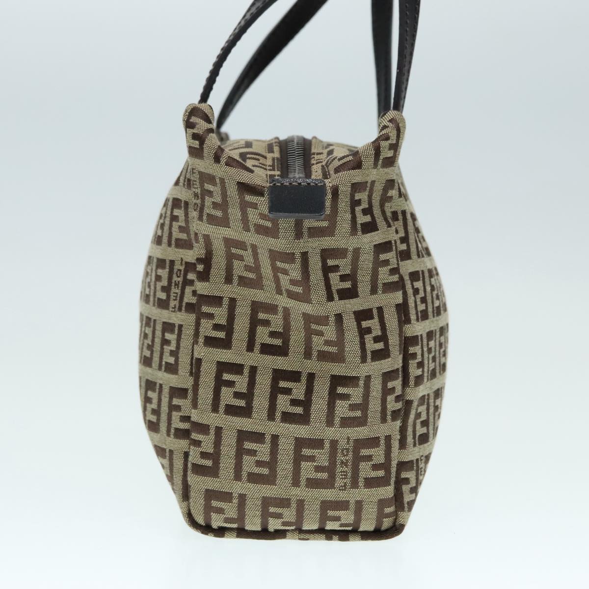 Luxury Fendi Zucchino Canvas Hand Bag Beigeyk14935