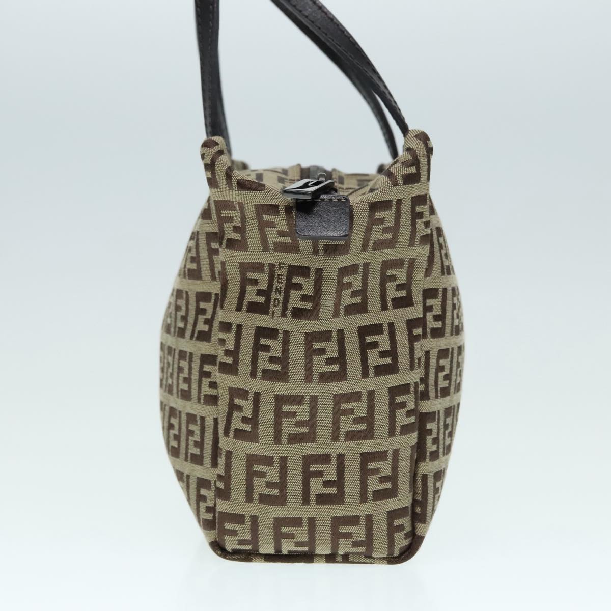 Luxury Fendi Zucchino Canvas Hand Bag Beigeyk14935